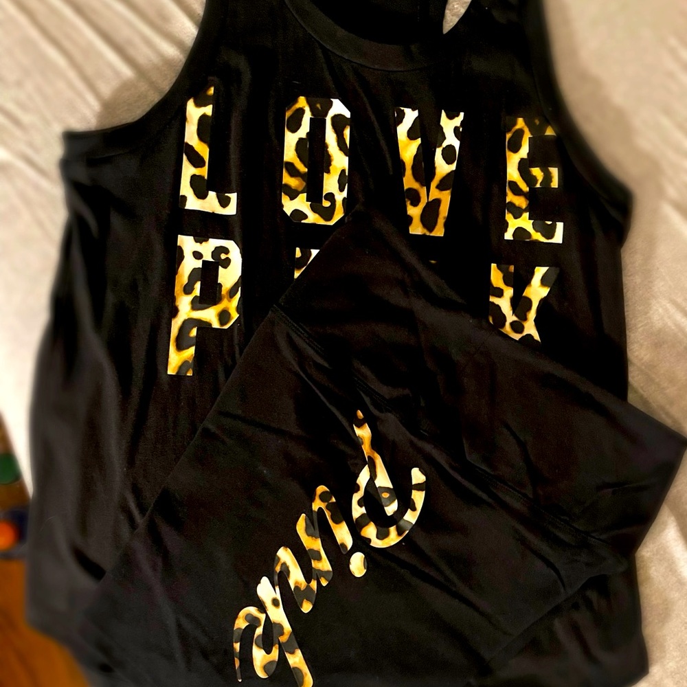 Victoria Secret Pink Leopard Set